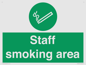 Staff smoking area